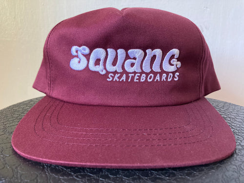 Burgundy Squang Hat
