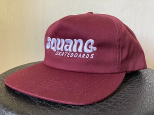 Burgundy Squang Hat